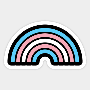 Gay Pride LGBTQ Transgender Rainbow Stripe 2018 Sticker